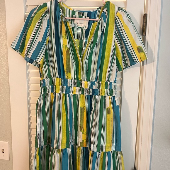 Striped Multicolor Mini Dress - Picture 8 of 10